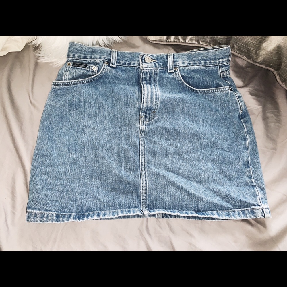 Calvin Klein denim skirt